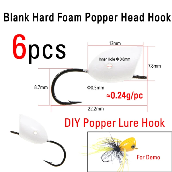 6pcs foam head