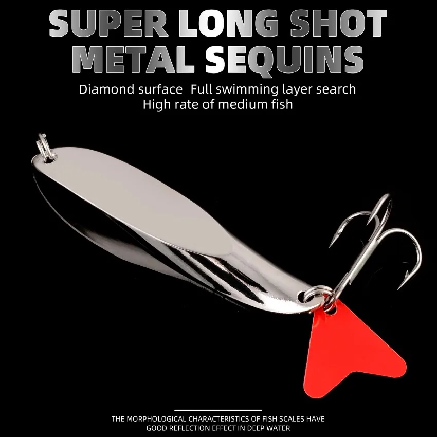 20 piezas cuchara giratoria de Metal señuelo de pesca de trucha cebo duro lentejuelas ruido Paillette cebo Artificial pequeño Spinner de lentejuelas duras - imagen 4