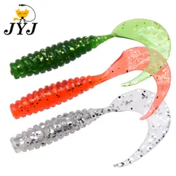 JYJ Señuelo Gusano Silicona Flexible – Cebo Pesca