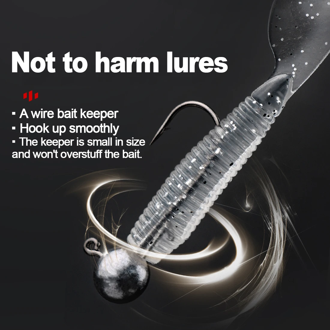 FishTrip Ned Jig Heads anzuelo de pesca 2g ~ 17g señuelos blandos anzuelos de gusano cabeza de plantilla sin malezas para agua dulce y salada - imagen 5