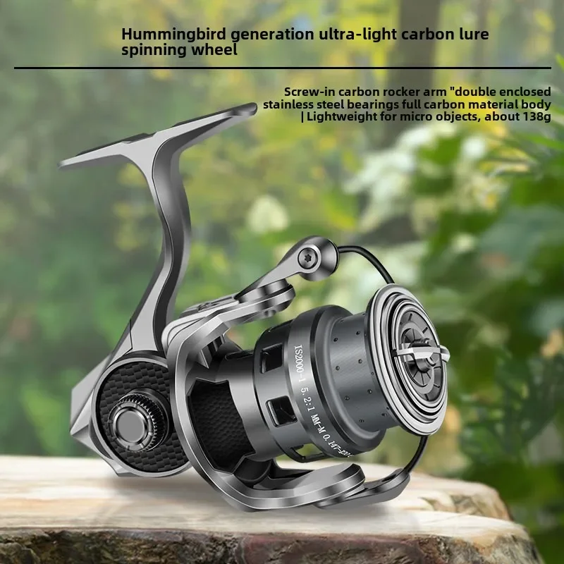Hunter Fishing King Hummingbird Gen Carrete Carbono Pesca Largo Alcance - imagen 5