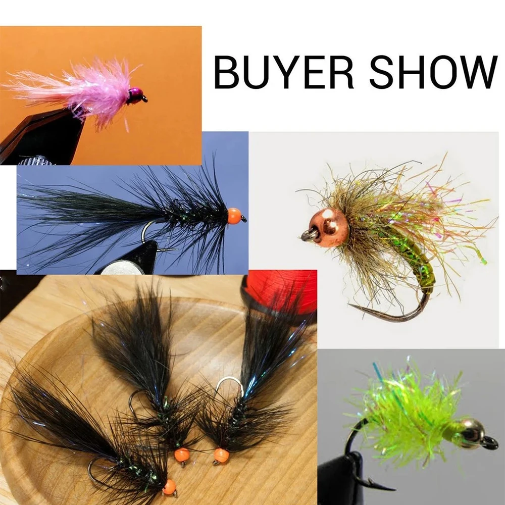 Cuentas de tungsteno de diseño agradable, Material de atado de moscas de pesca, aleación ungsten, cuentas ranuradas de alta calidad, 2,0mm/2,5mm/2,8mm/3,3mm - imagen 3