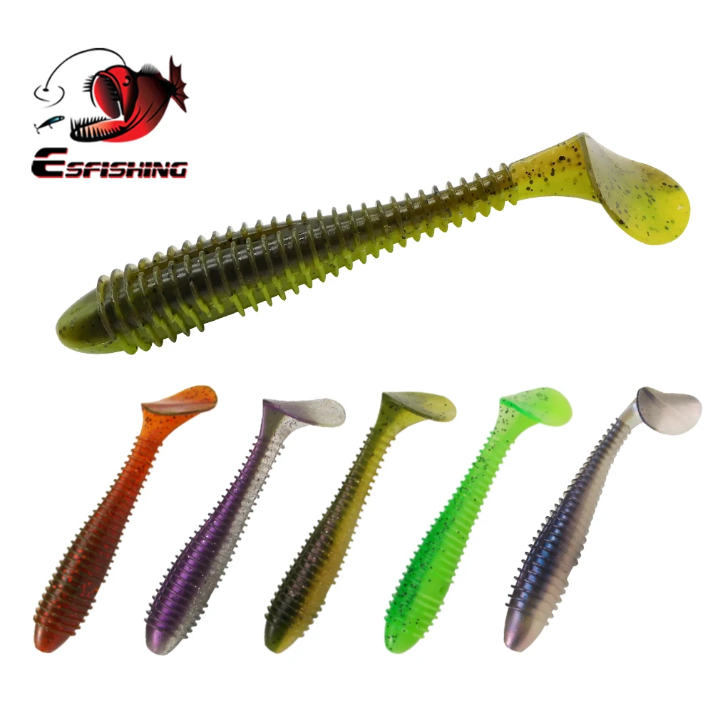 KESFISHING Swimbait Vibro Fat Señuelo de Silicona para Lucio