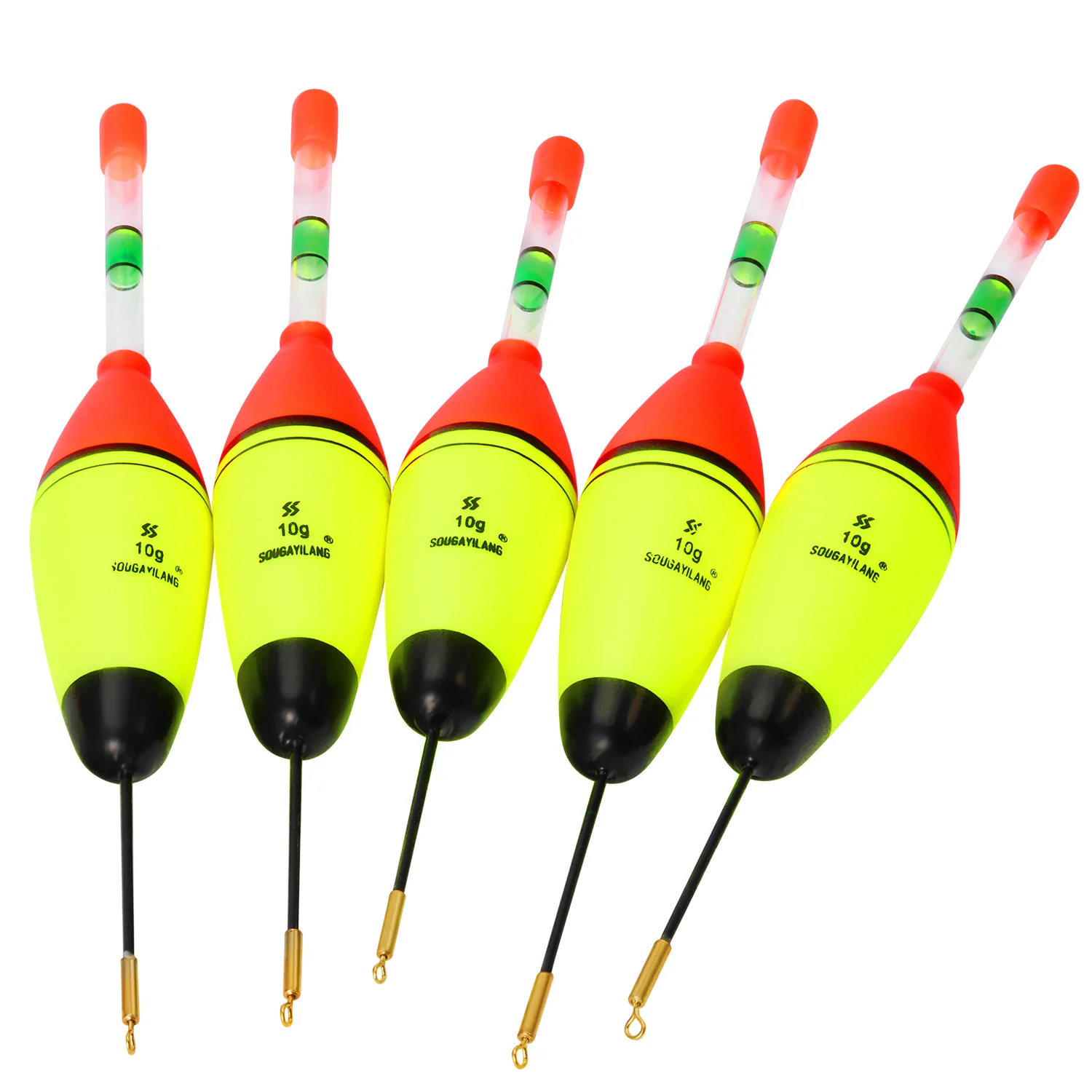 Sougayilang 5 unids/lote juego de flotadores de pesca 10g 20g 30g boya flotante de espuma Bobber para accesorios de pesca equipo aparejos de pesca - imagen 2
