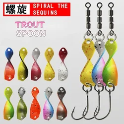 Swolfy Cuchara Spinner para Trucha y Lubina - Señuelo Jigging Metal