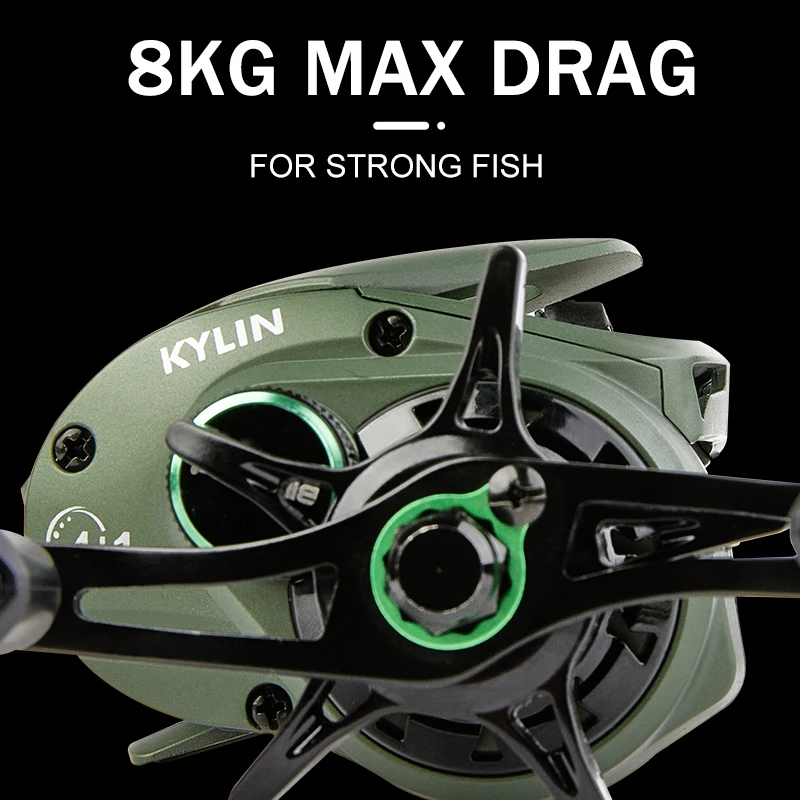 BILLINGS Baitcasting ultraligero 7.2:1 – Carrete 8KG arrastre - imagen 4