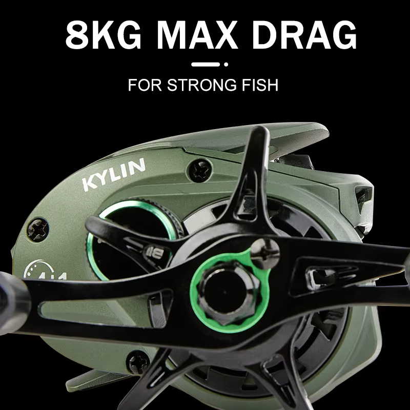 BILLINGS Baitcasting ultraligero 7.2:1 – Carrete 8KG arrastre - imagen 4