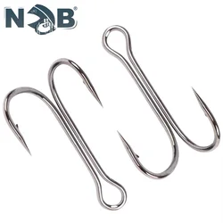 GANCHOS DOBLES NGB PARA SEÑUELOS Y VINILOS – ALTO CARBONO