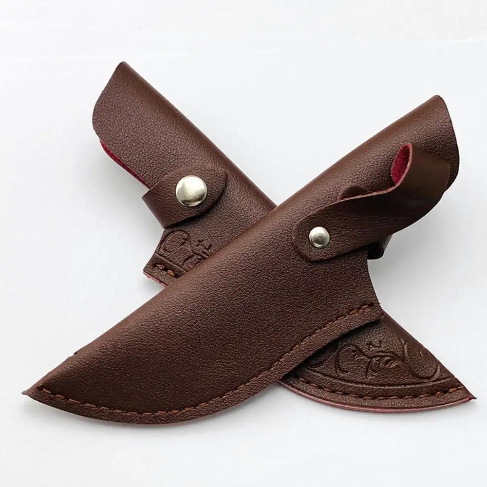 Funda de cuero para cuchillo de pesca multifuncional – Marrón 18 cm - imagen 5