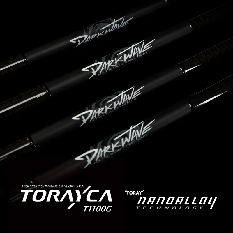 Caña Darkwave Casting Spinning – Toray T1100 M40JB con guías Fuji Sic - imagen 4