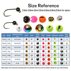 Cuentas Tungsteno Ranuradas Wifreo – Ninfa Jig y Atado de Moscas