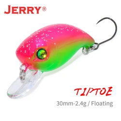 Jerry Tiptoe Trucha – Señuelo duro micro wobblers flotantes UV