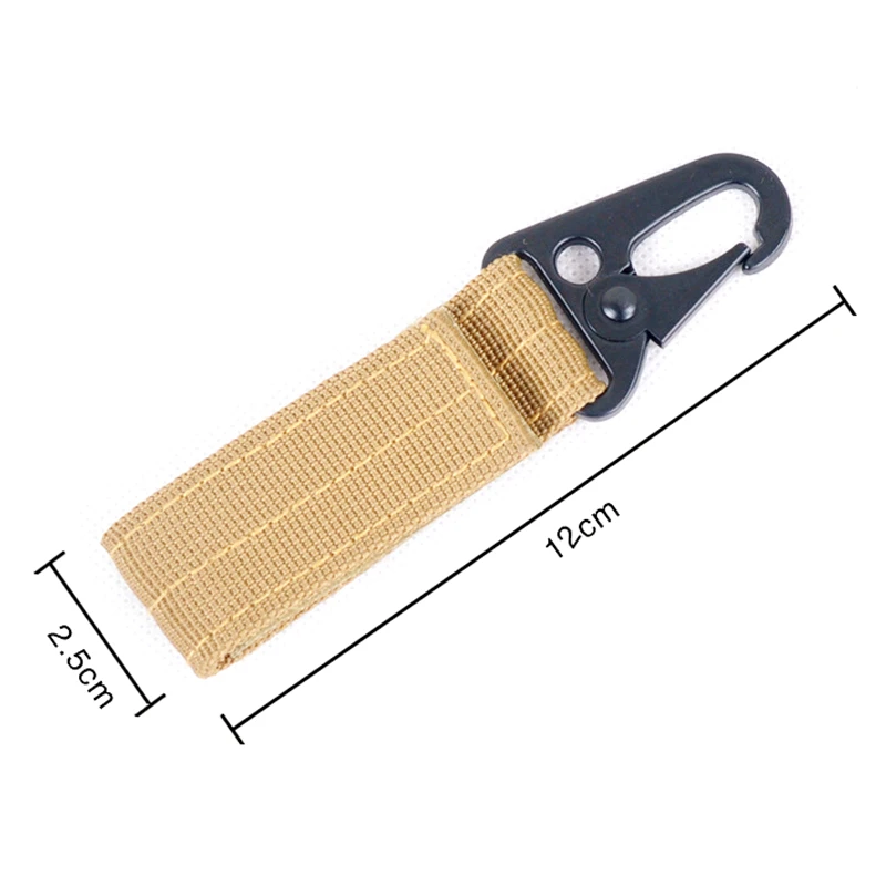 Colgadores de cinturón de nailon para exteriores, multiherramienta, mosquetón táctico, funda de llave, accesorios, equipo de Camping y senderismo, colgador de cinturón - imagen 4