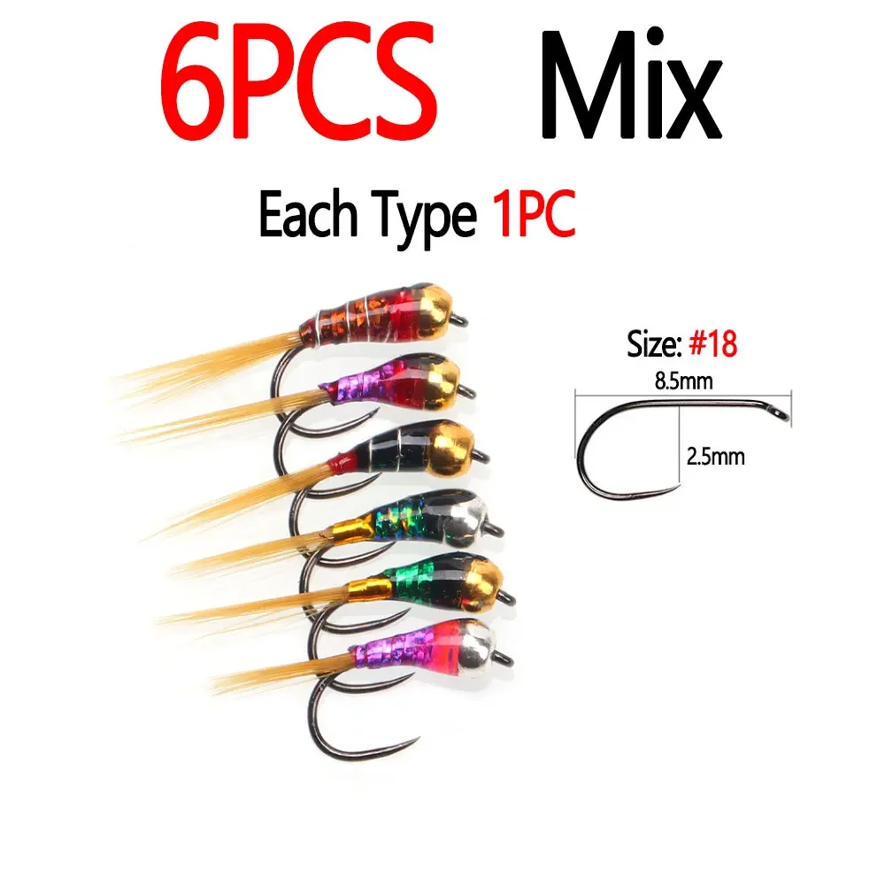 6pcs Mix Type
