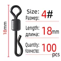 100pcs Size 4