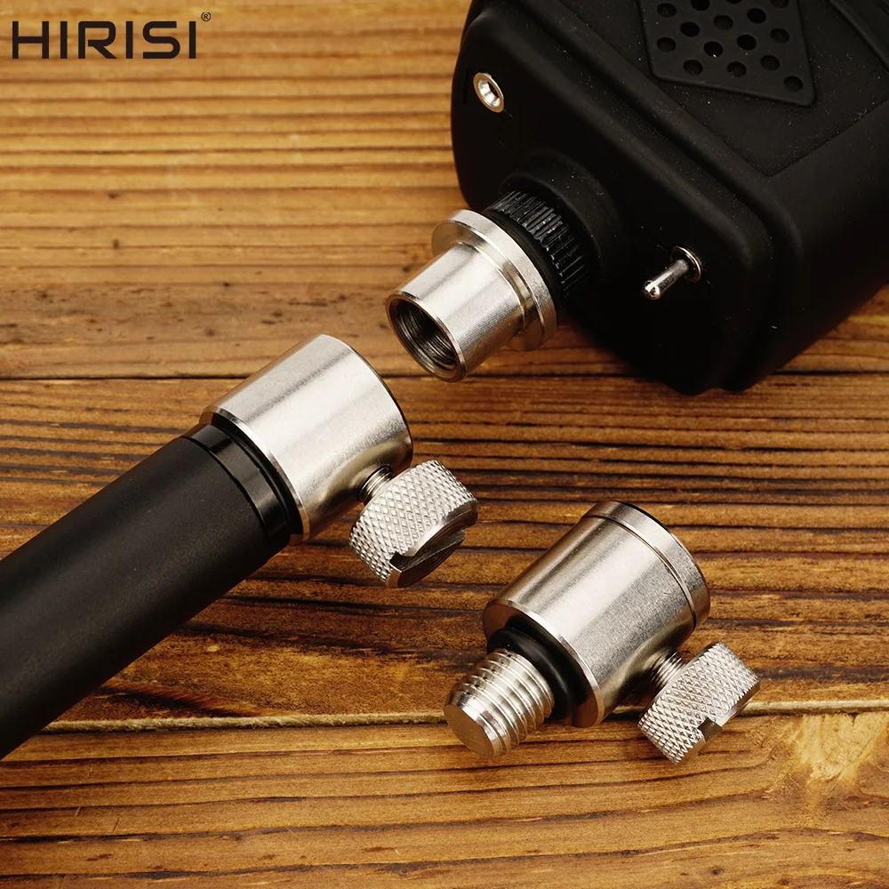 Hirisi pesca de carpa conector de cambio rápido para varilla Pod banco palos zumbador barras alarma de mordida AQ204