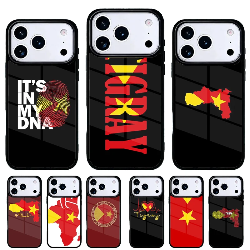 Funda iPhone con bandera de Tigray – para iPhone 17 Pro Max
