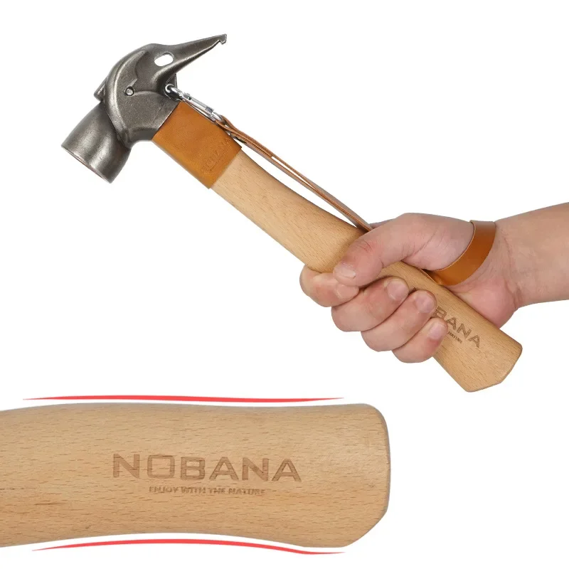 Nuevo Martillo de acero inoxidable para acampar al aire libre, martillo de pájaro carpintero de latón, tienda multifuncional, toldo, martillo para clavos, martillo para acampar - imagen 5