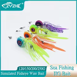 Jig de alambre ZYZ luminoso con ojo simulado – Pesca en barco y fondo