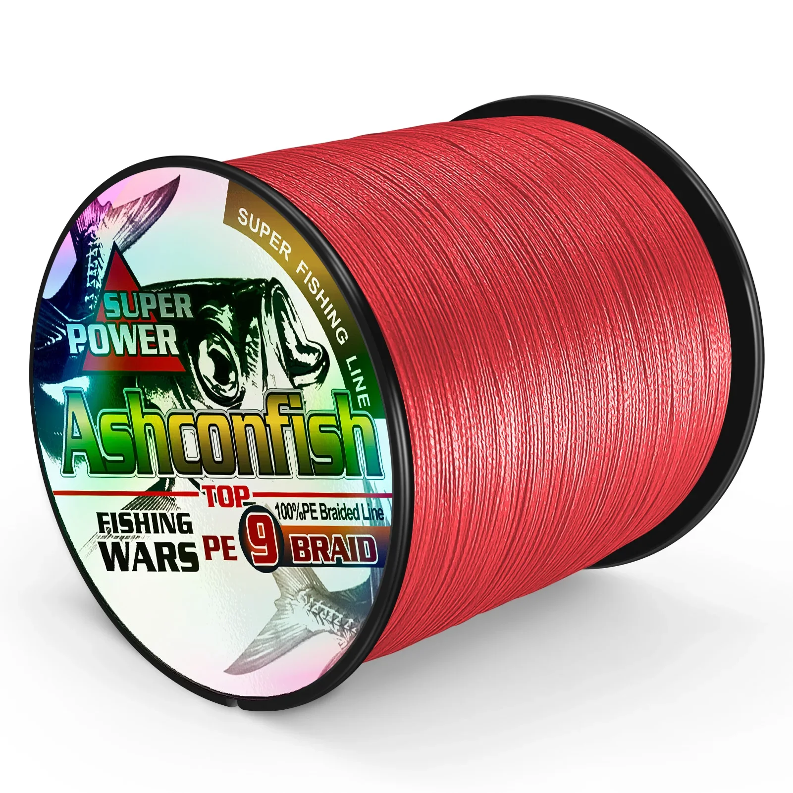 Ashconfish-sedal de pesca trenzado X9, 9 hebras, 500M, multifilamento, para agua salada, PE, carpa, MultiColor, Japón, accesorios superfuertes - imagen 5