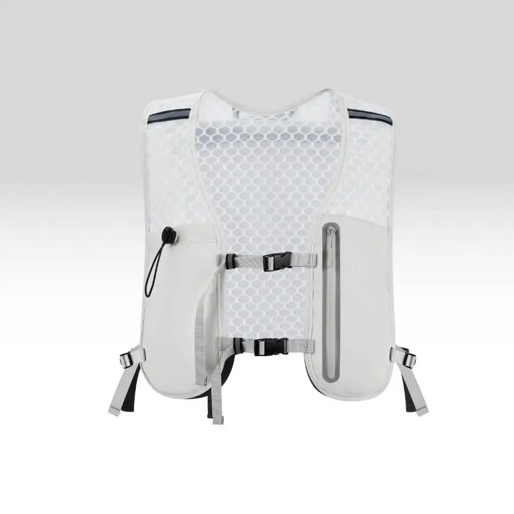 Chaleco de hidratación transpirable para correr, chaleco de hidratación ligero antideslizante, bolsa deportiva, paquete de pecho de vejiga práctico multifuncional - imagen 2