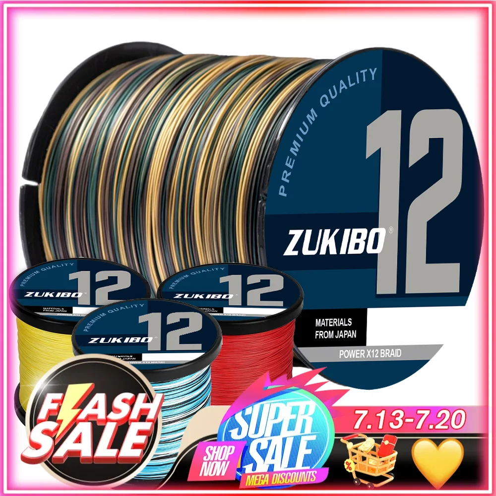 Línea de pesca de carpa X12, 300M, 500M, 1000M, 12 hebras trenzadas, multifilamento japonés, alambre de PE, aparejos de pesca suaves y duraderos súper fuertes