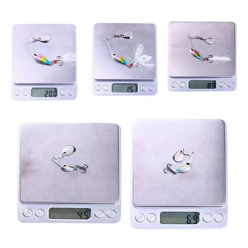 4g 8g 10g 15g 20g Fishing Lures Wobble Rotating Metal Vib Vibration Bait Fishing  Artificial Hard Baits Spinner Spoon Lure Pesca - imagen 3