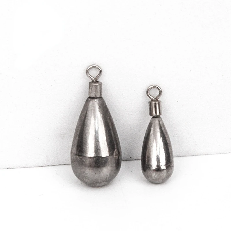 Pesas de Pesca de acero de tungsteno, plomos de peso, colgante de gota libre de gotitas, 20 unidades - imagen 3