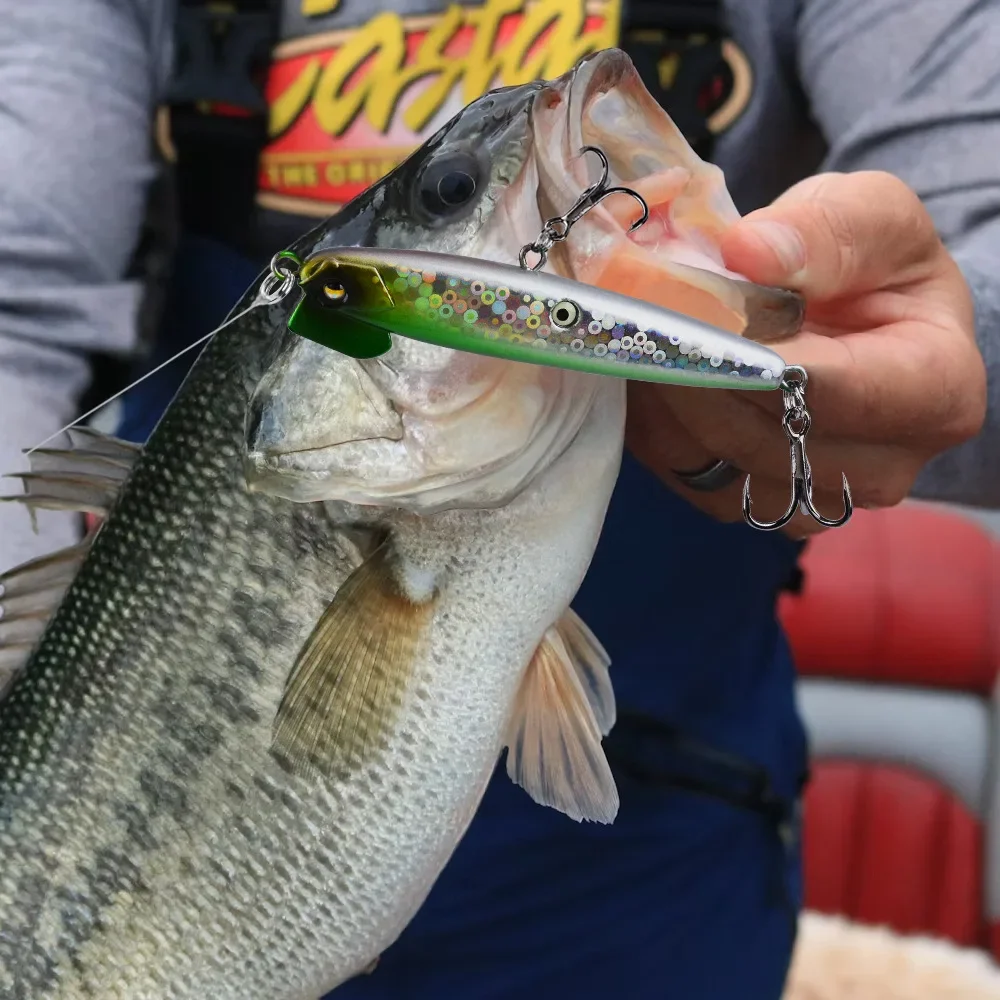 Señuelos de pesca con lápiz de hundimiento rápido, 15g, 18g, Wobblers de agua salada, cebo duro Artificial para curricán, lubina, trucha, Swimbait, suministros - imagen 5
