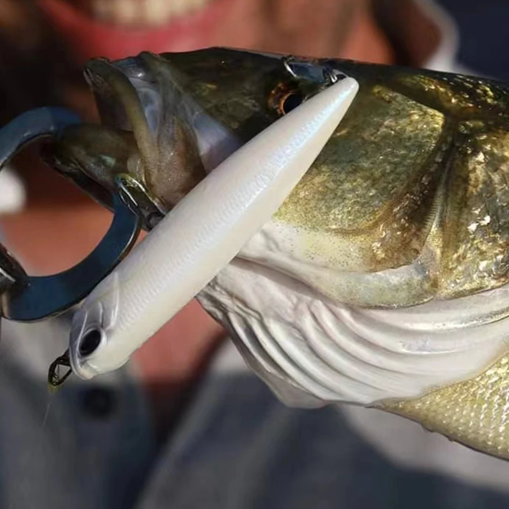 Señuelos De Pesca De superficie, cebos duros para caminar, palo flotante, Wobblers, enchufe, 6,5 cm, 6g - imagen 2