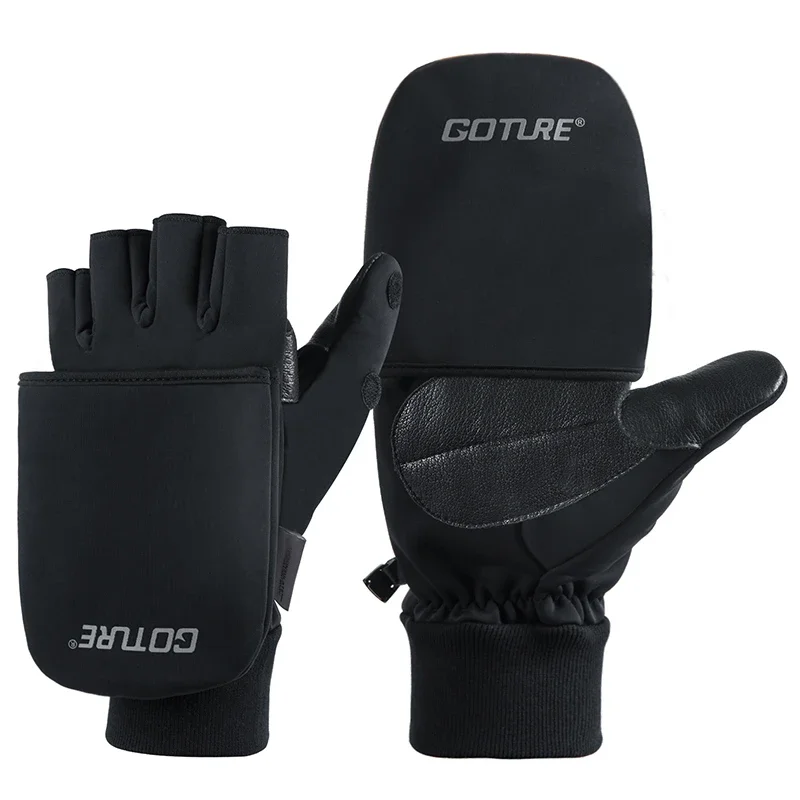 Goture Guantes de pesca dedo medio – Transpirables y antideslizantes