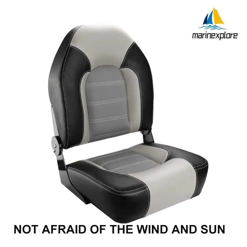 Asientos de barco de pesca de PVC, tumbona de vapor, asiento de barco Lancha marino de fundición profesional, muebles de barco cómodos y resistentes al agua