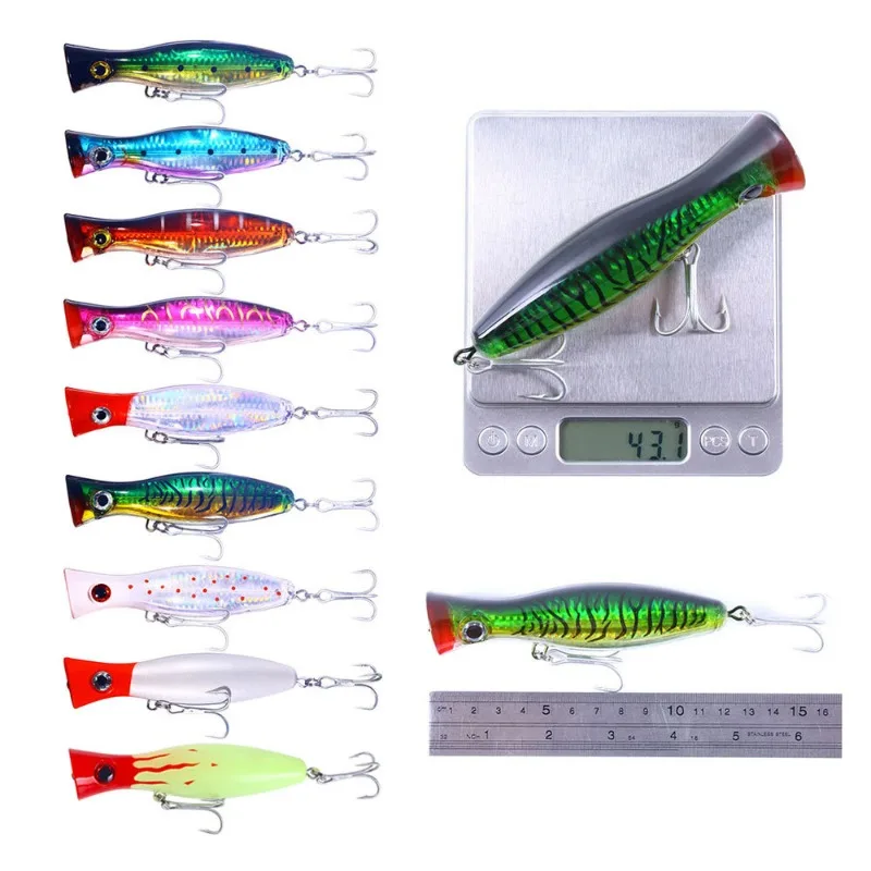 Luya-señuelo duro para pesca, cebo biónico de 9 colores, para escalada - imagen 3