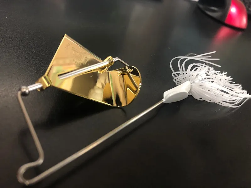 JAPÓN RAID MASTER BLASTER Tractor de superficie Buzzbait Ruido Señuelo Cebo Metal - imagen 2