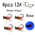 4pcs Rose size 14