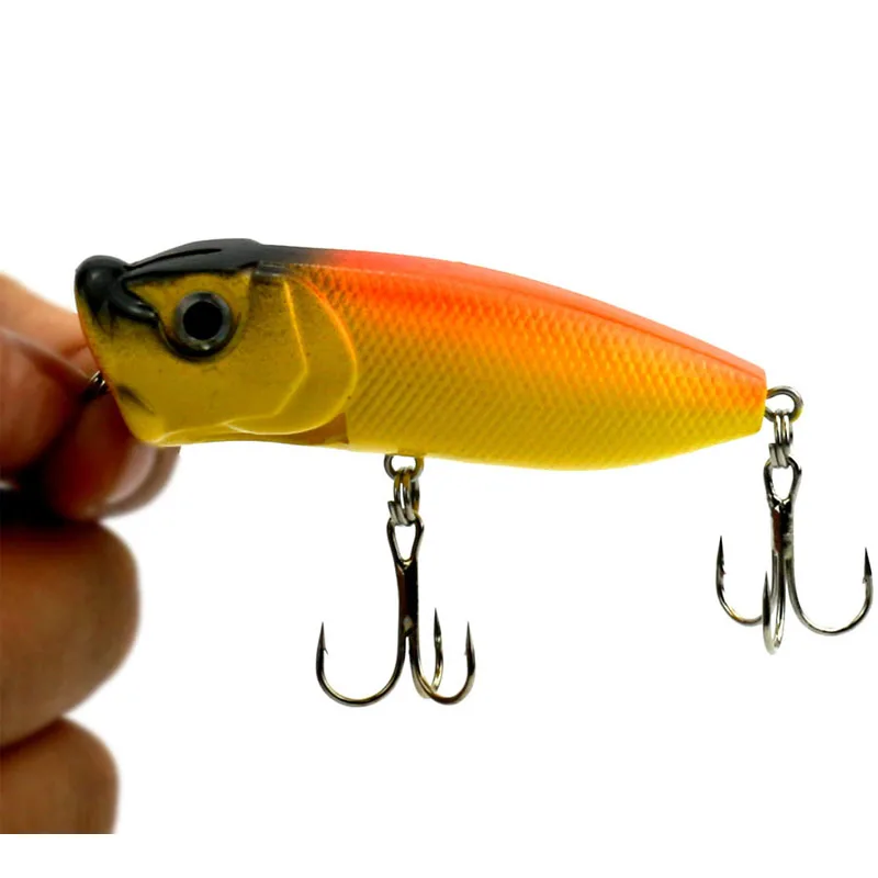 Señuelos de pesca Popper de superficie de 65mm y 11,8g, cebo Artificial de fundición larga, lápiz Topwater, Swimbait Wobblers para equipo de perca de Lucio - imagen 5