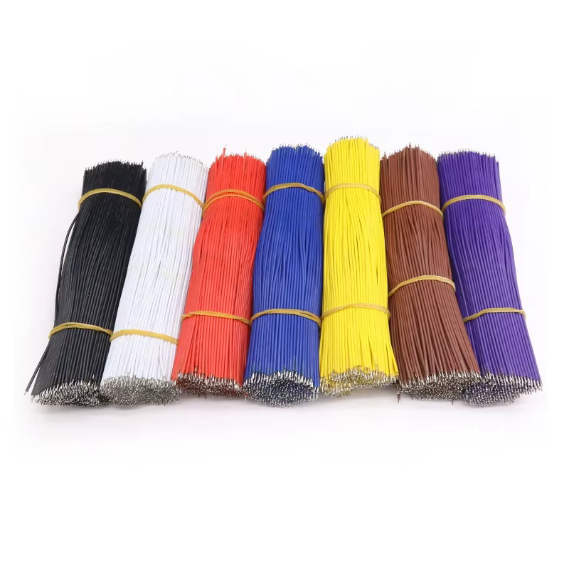 Cable de puente volador, Cable de soldadura de electrones de 24/22 AWG, línea de conector de conducto de cobre estañado aislado de PVC, 120/140/240 Uds. - imagen 3