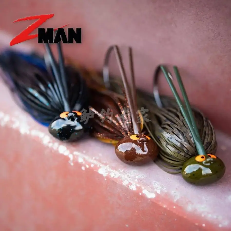 Colgante de plomo ZMAN Football Jig importado de EE. UU. CROSSEYEZ JIG cebo de pesca