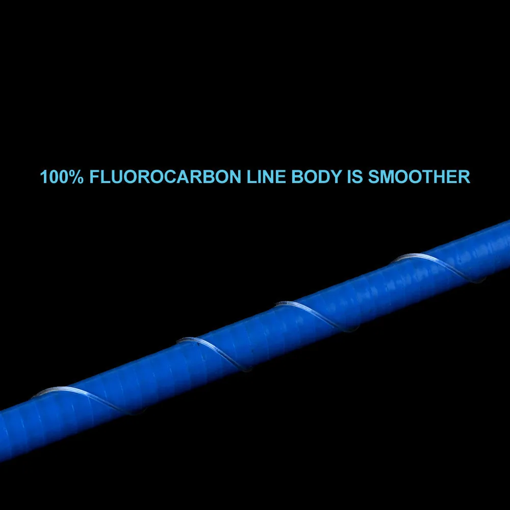 Línea de pesca de fluorocarbono de tanque completo, 300m, 0,30mm-0,50mm, 100% hilo de pescar monofilamento, accesorios japoneses de fibra de carbono para exteriores - imagen 5