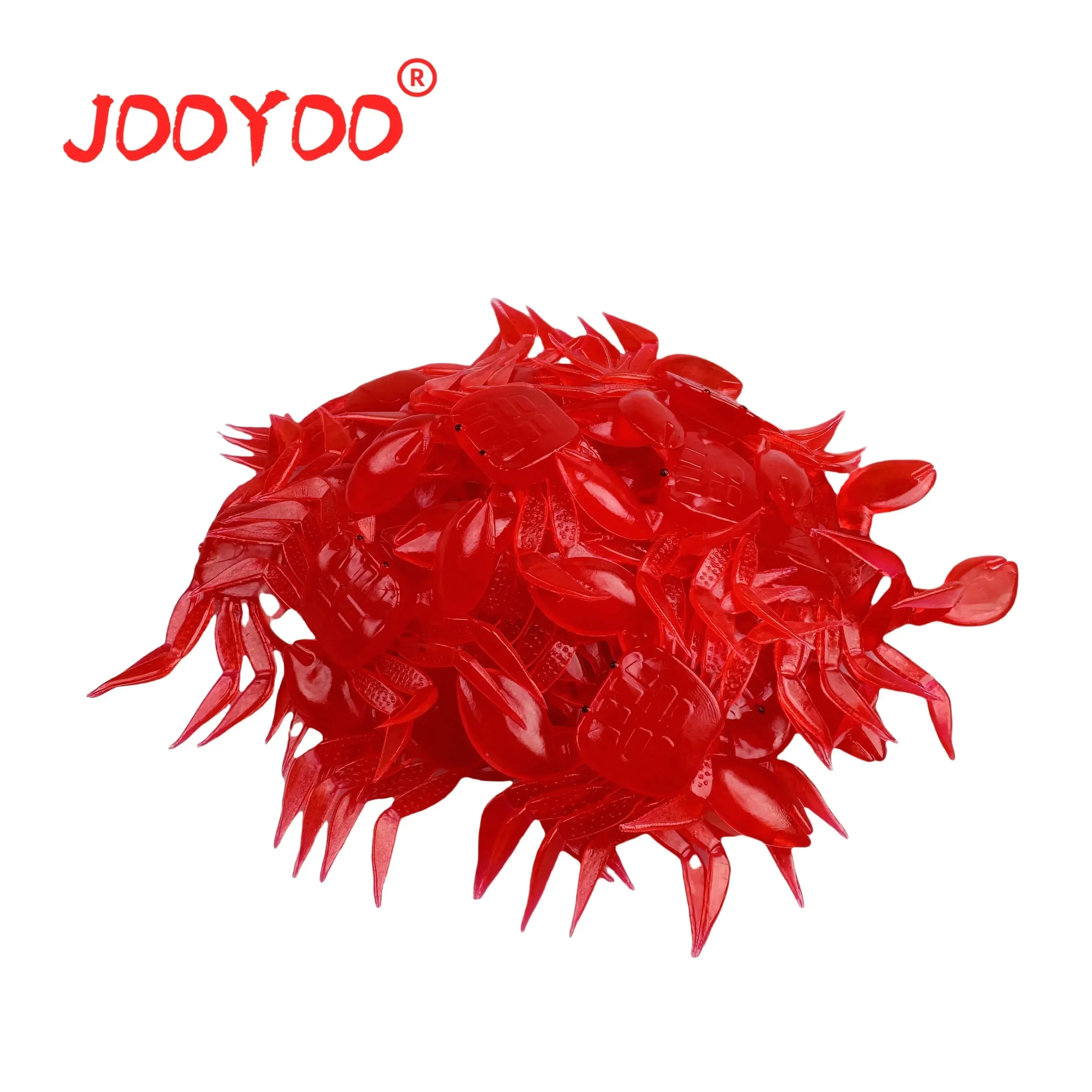 10 Uds. Cebo suave Lua, cebo suave para pesca en el mar, cebo de pesca de agua dulce, 8CM, 8g, señuelo de cangrejo pequeño, cebo suave de dos colores, elementos esenciales de pesca - imagen 5