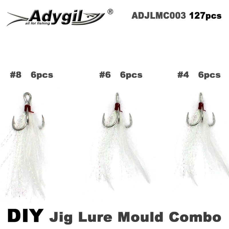 Molde de señuelo de metal Adygil para pesca artesanal de fundición - imagen 3