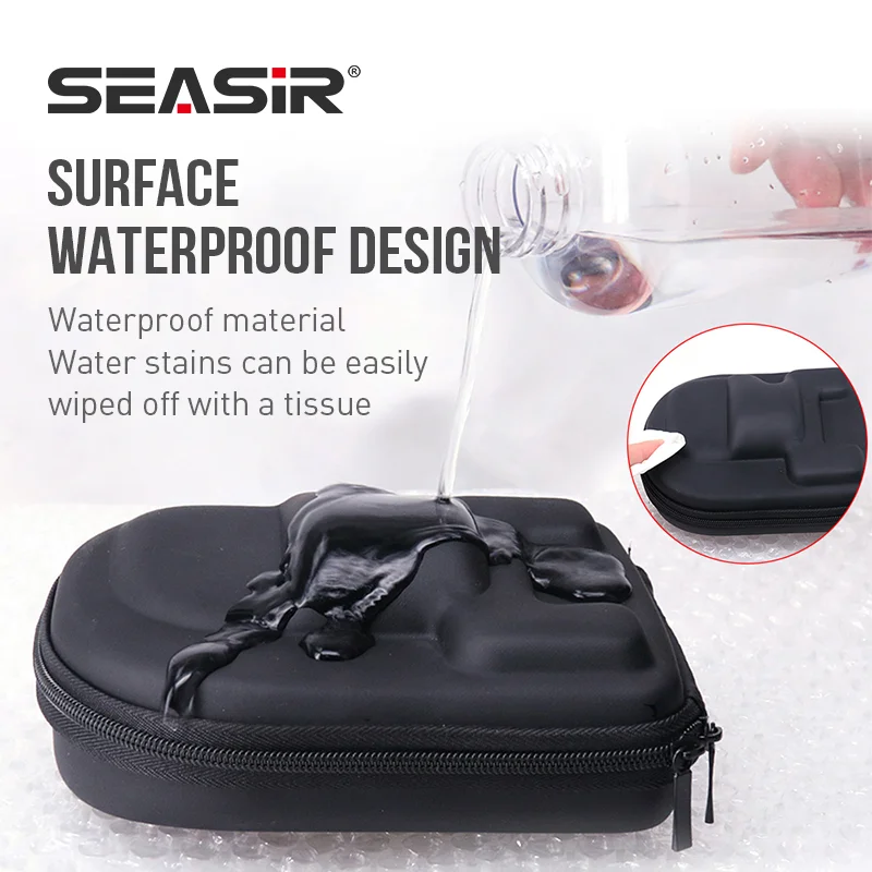 SEASIR Bolsa de carrete de pesca Baitcasting EVA, carretes de tambor de fundición de cebo, funda protectora, bolsa de rueda de pesca izquierda/derecha - imagen 4