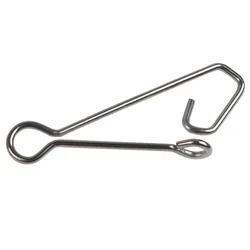 Clip rápido de anzuelo acero inoxidable para señuelos Crankbait