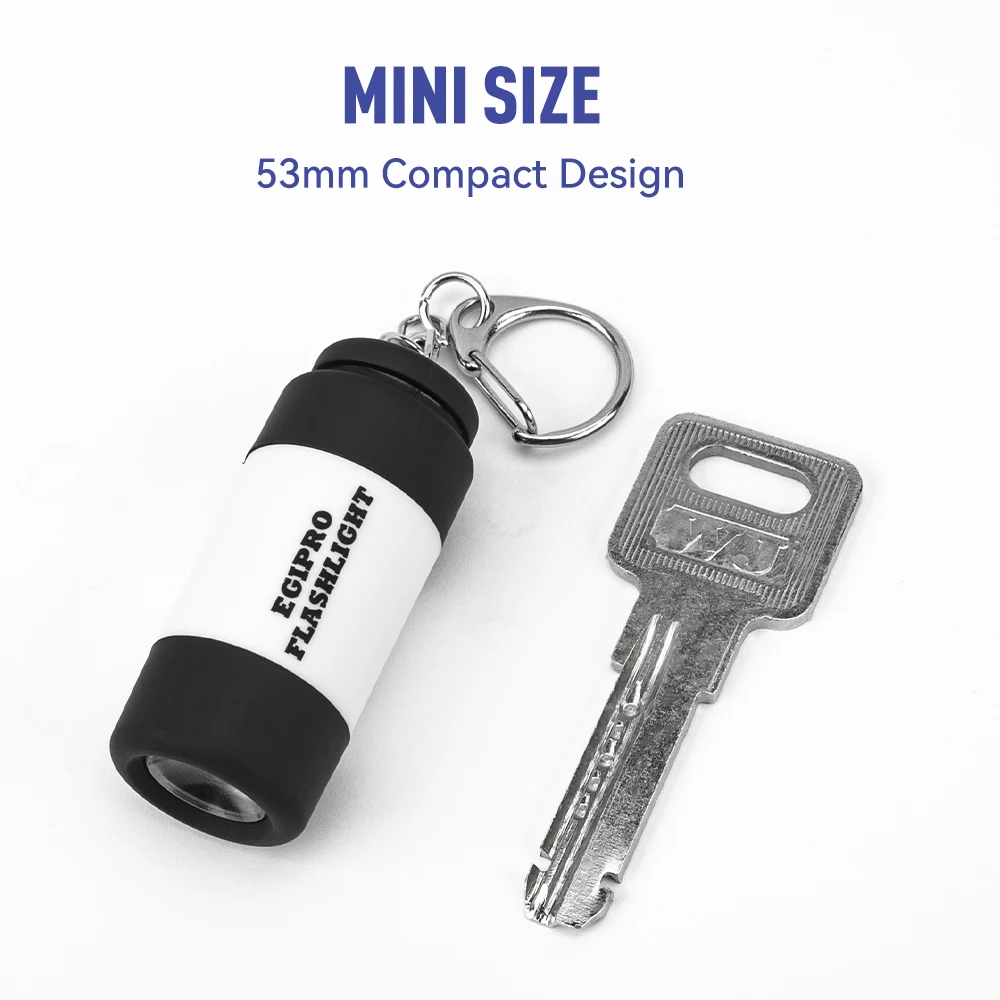 Kingdom linterna aparejos de pesca interfaz USB Mini fácil de llevar uso 5,3 cm * 2 cm herramientas de linterna de pesca de plástico recargable - imagen 4