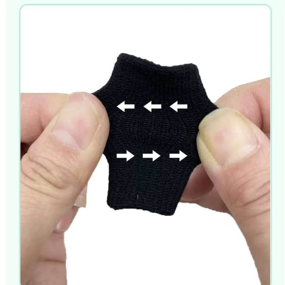 10 Uds mangas para los dedos soporte férula para el pulgar soporte para la artritis cinta elástica para el dedo para baloncesto tenis béisbol voleibol - imagen 5