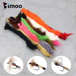 Bimoo, 1 pieza, Material de atado de moscas con cola de pantorrilla para atar moscas secas, paracaídas Royal Wulff, Trudes, ala arrugada en mosca húmeda, señuelo de pesca de trucha