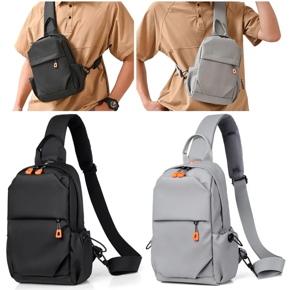 Bandolera de PU para hombre, bolso cruzado de gran capacidad con puerto de carga USB, Color sólido, ideal para viajes al aire libre - imagen 4