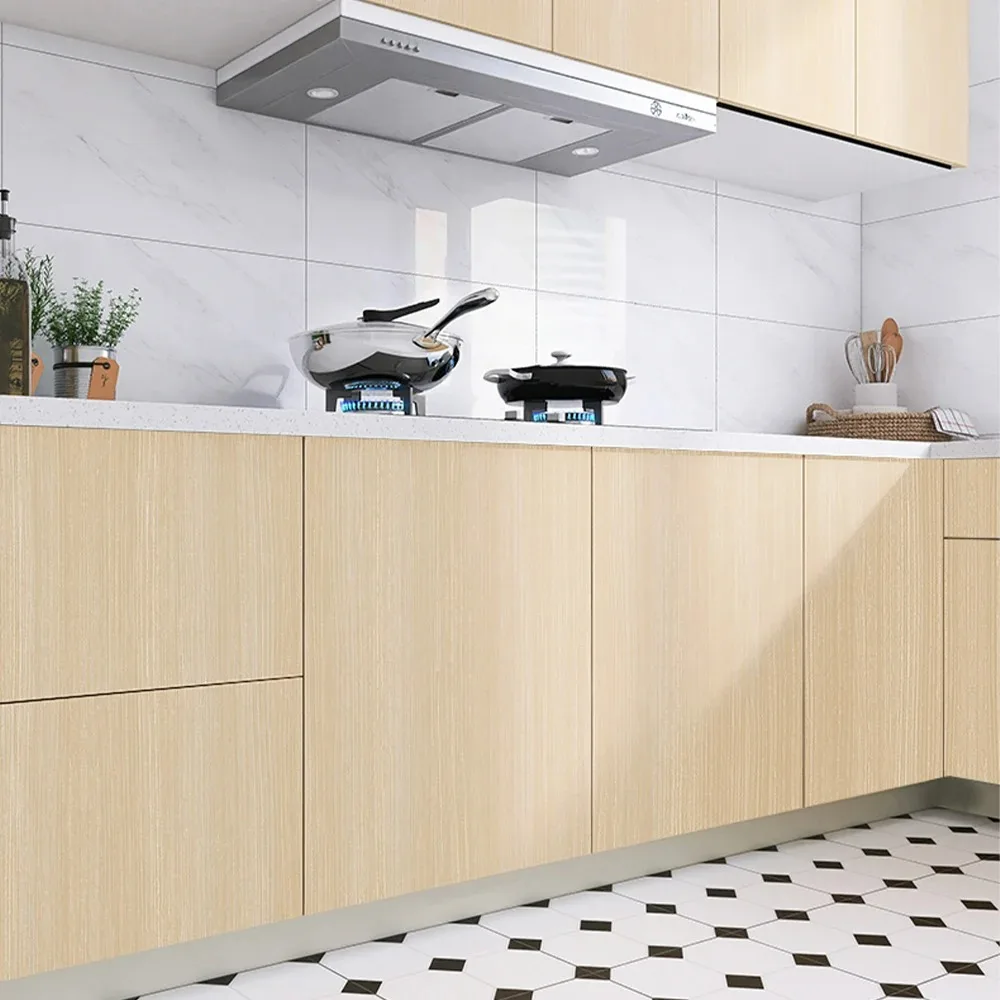 Adhesivo de pared autoadhesivo de grano de madera para encimera de cocina, impermeable y resistente al aceite, para dormitorio y hogar, 40CM x 1/3/5/10/20CM - imagen 2