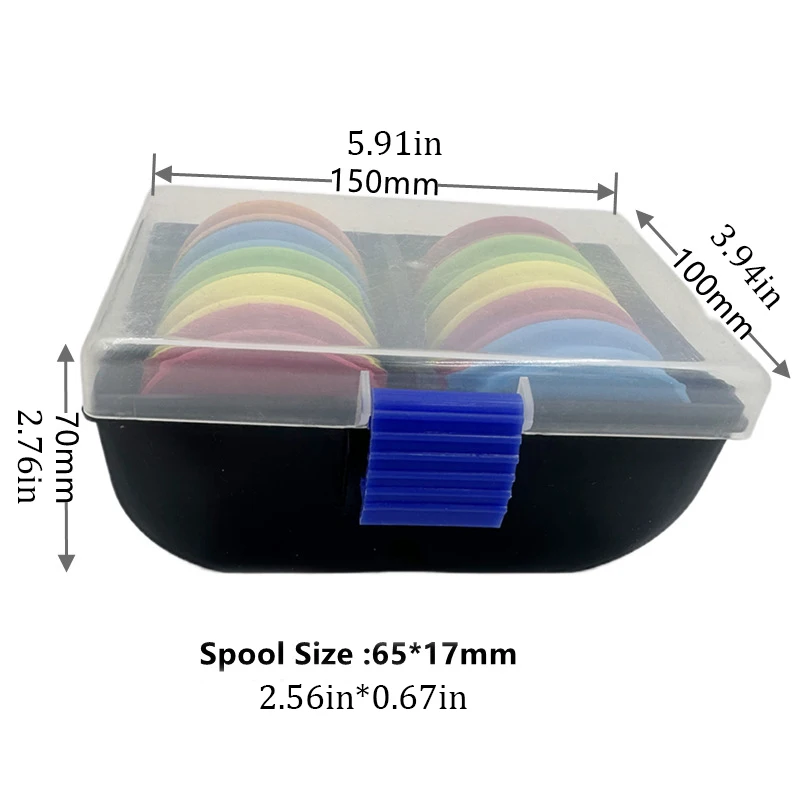 Soportes de almacenamiento para sedal de pesca, organizador de aparejos Snell, caja de aparejos líder, bobinadora de líneas de espuma EVA con carretes de aparejo - imagen 3
