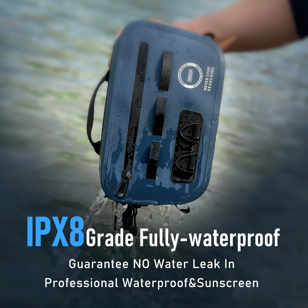 Kingdom-bolsas multifuncionales para aparejos de pesca, impermeables, Hypalon 4200, hombro, pierna, cintura, deportes al aire libre, caja de sedal, bolsa para señuelos - imagen 4